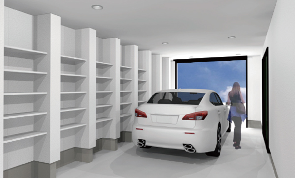 オリジナル耐力壁あり（350mmの耐力壁）