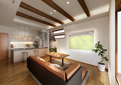 北辰工務店内観